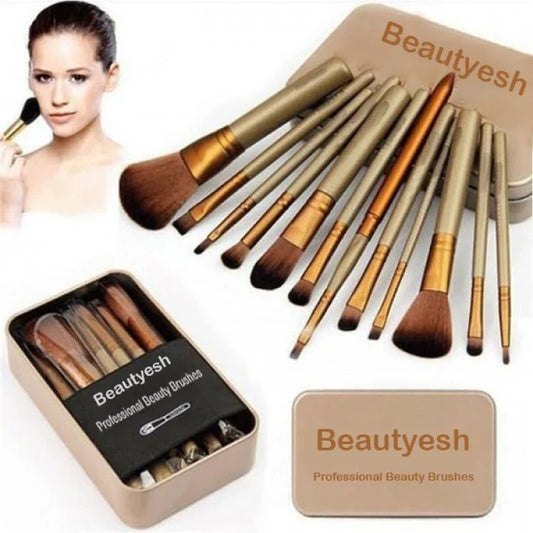 Makeup Brush Set 12 pcs with box
